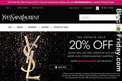 ysl black friday bag|ysl perfume black friday.